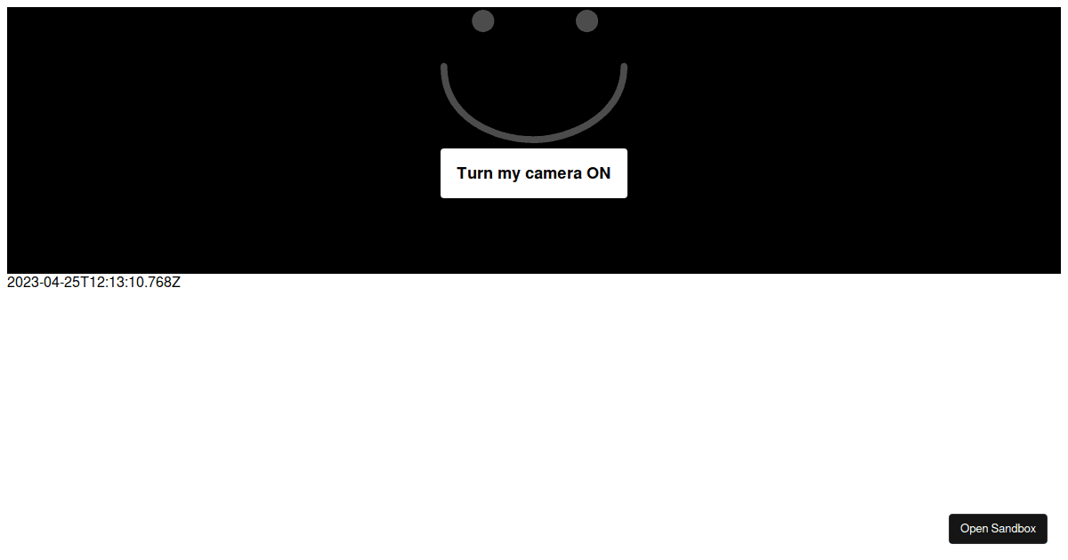 react Video recorder (forked) - Codesandbox