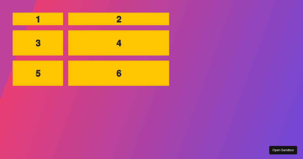 cssgrid - Codesandbox