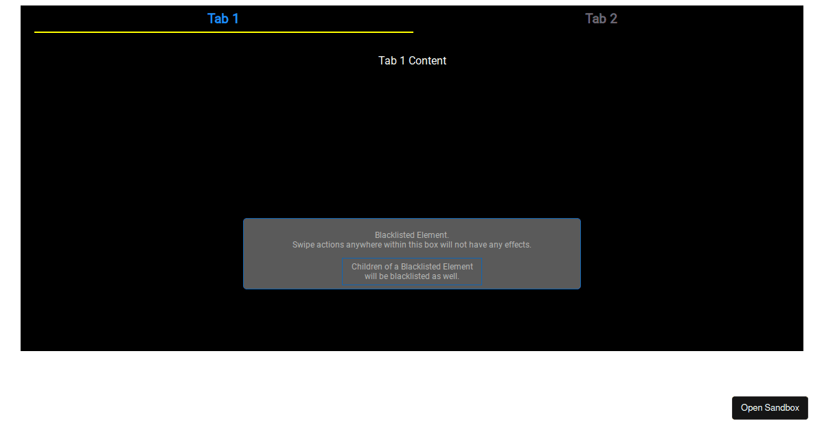 Swipeable Tabs Customisation (forked) - Codesandbox