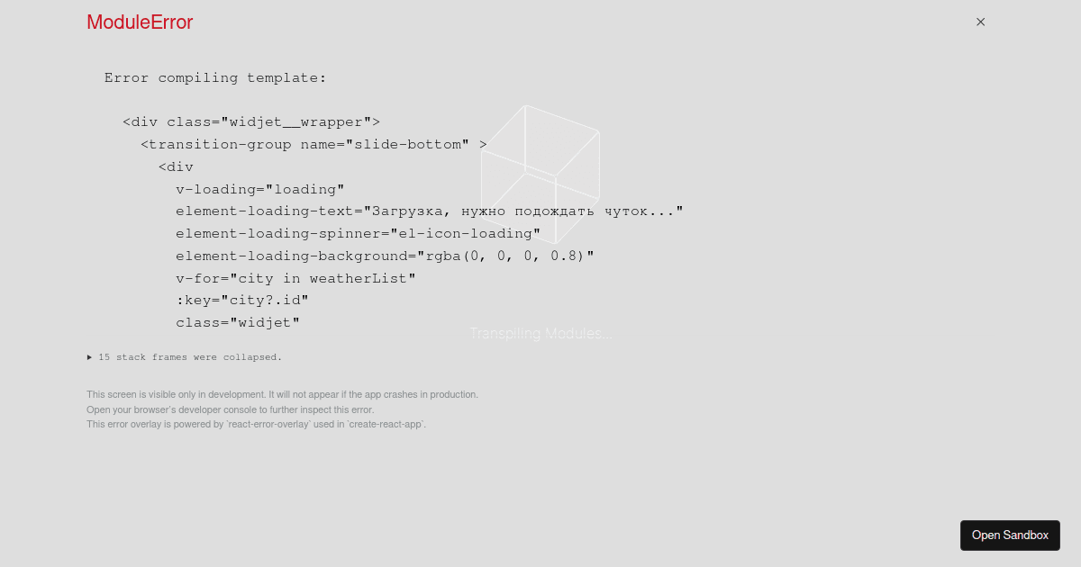 weather - Codesandbox