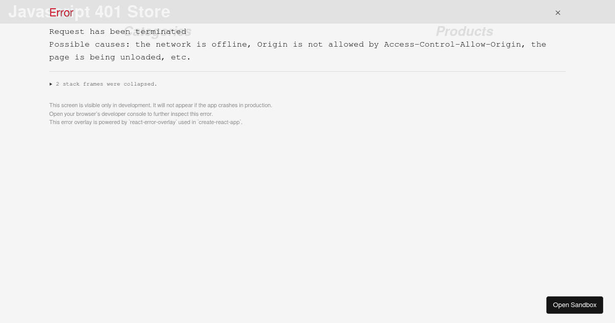 API Client - Codesandbox