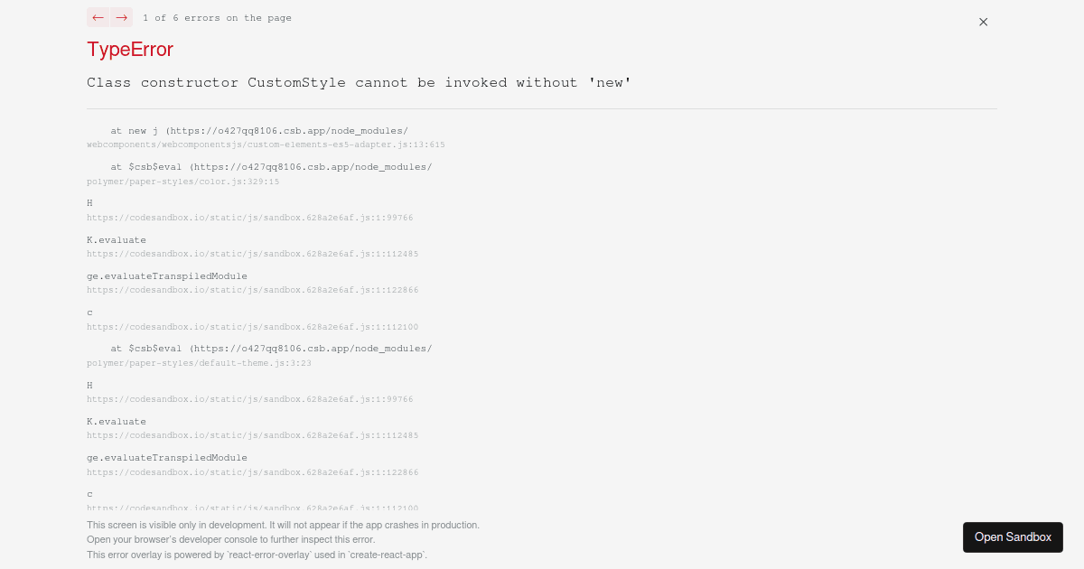 polymer - Codesandbox