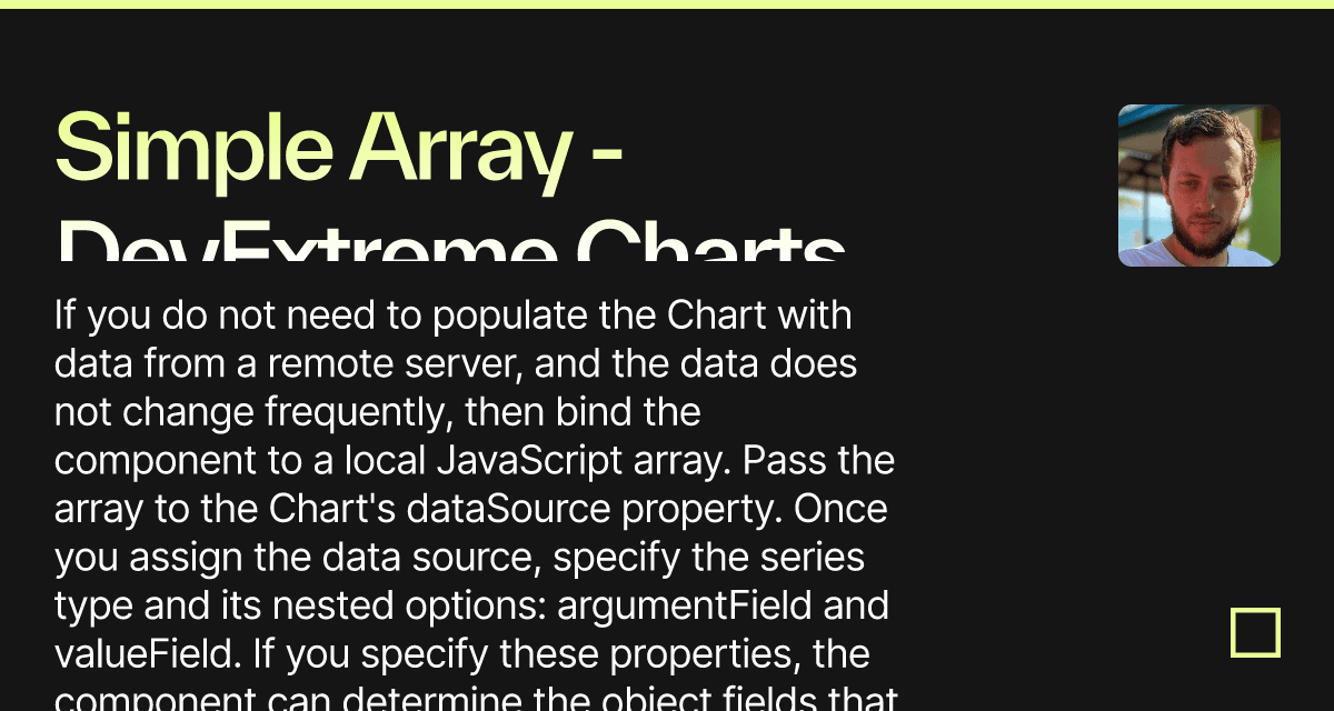 Simple Array - DevExtreme Charts (forked) - Codesandbox