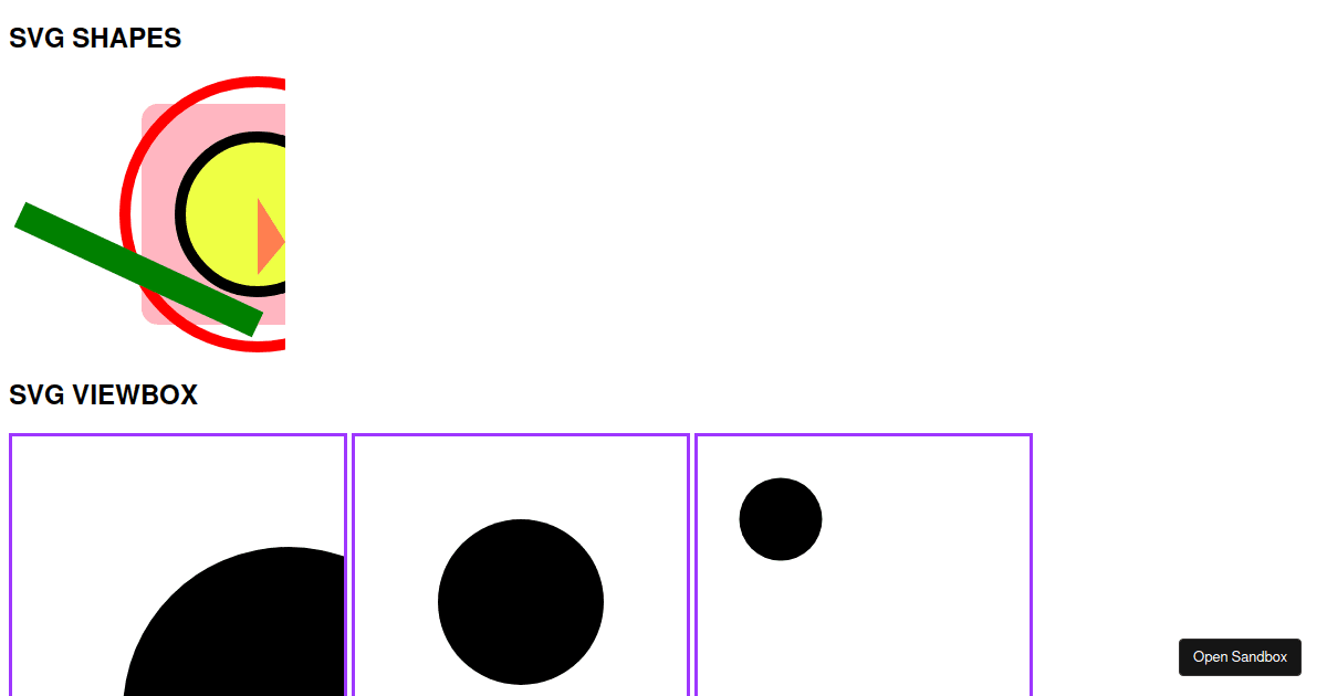 SVG - Codesandbox