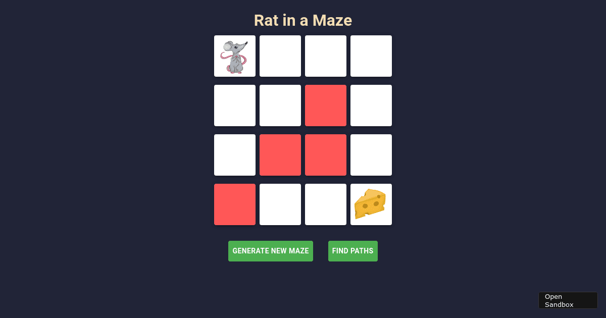 rat-in-maze - Codesandbox