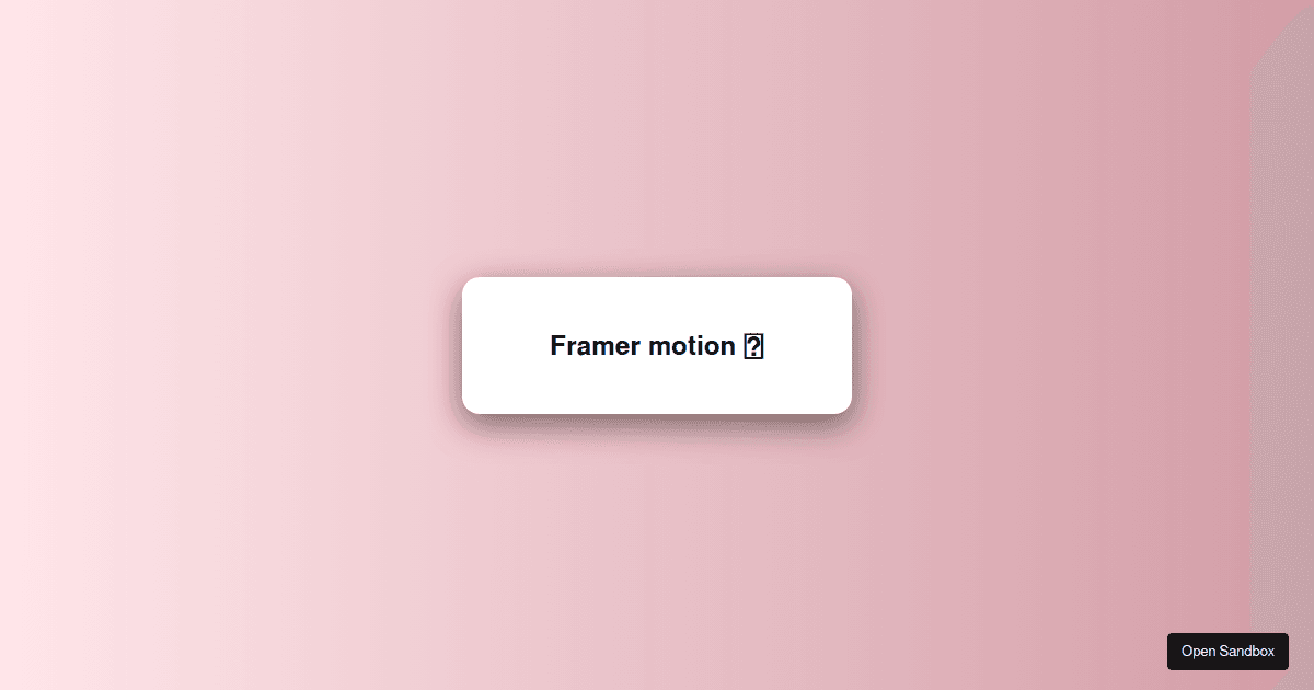 react - Codesandbox