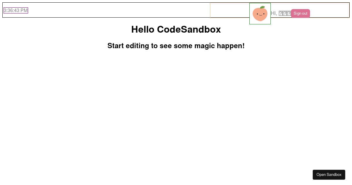 react - Codesandbox