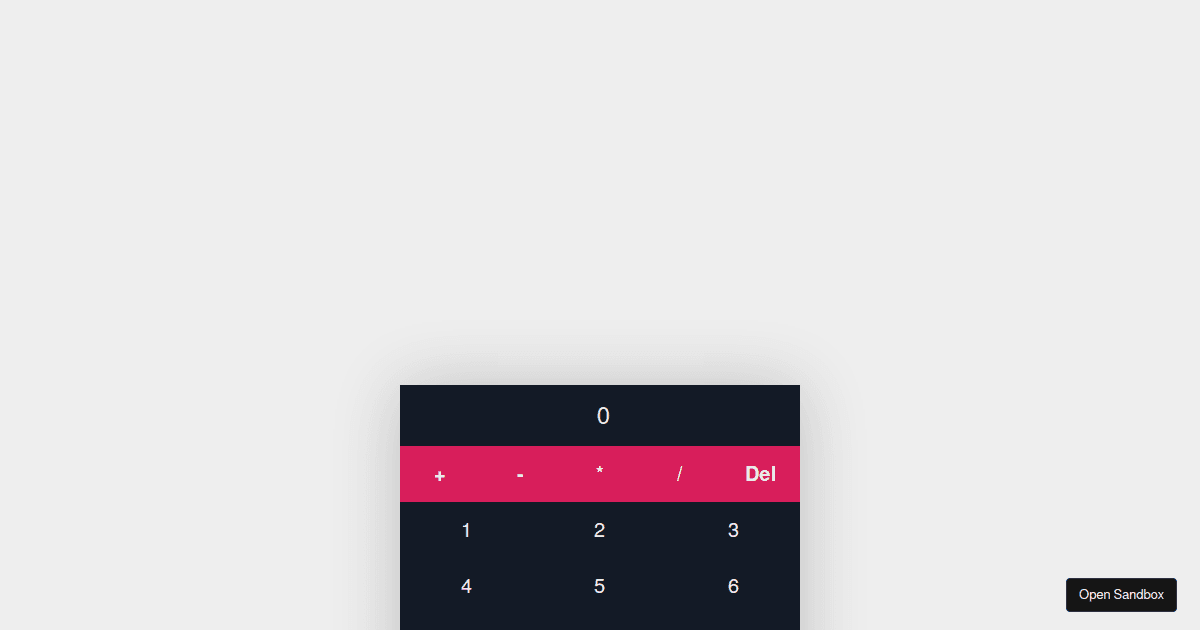 react - Codesandbox