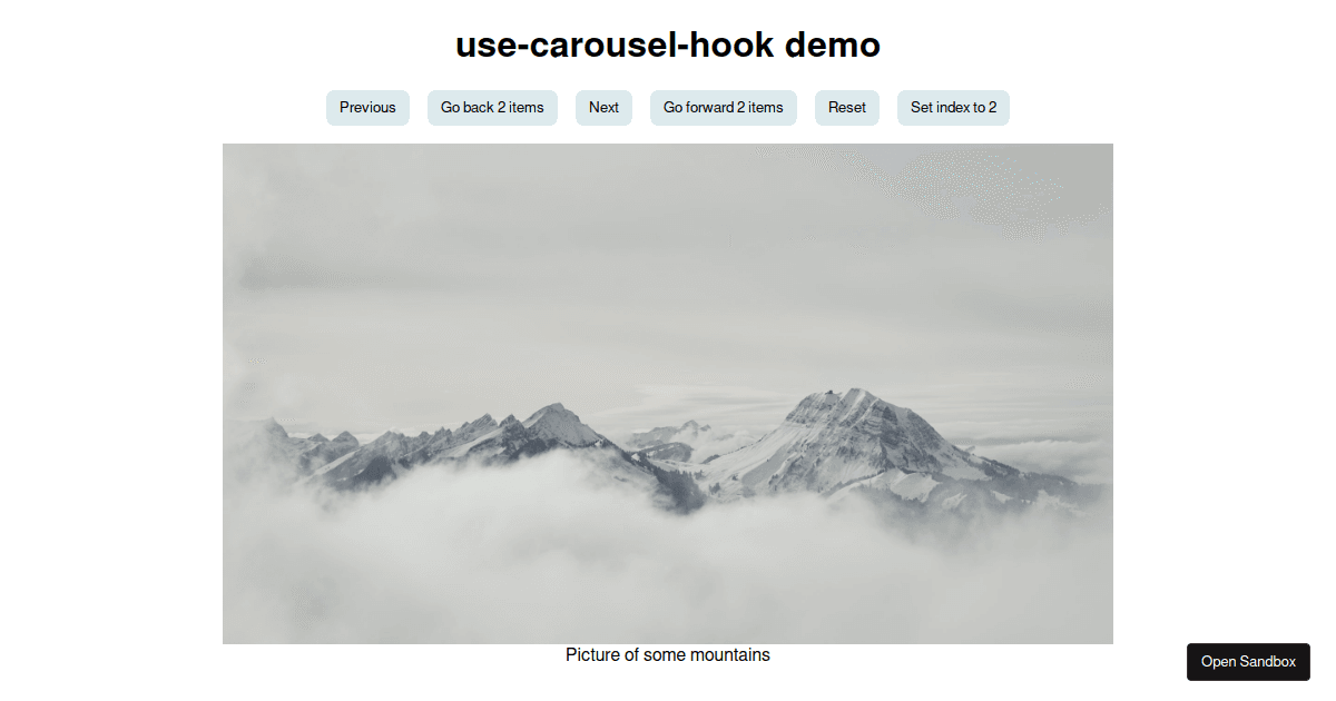 use-carousel-hook demo (forked) - Codesandbox