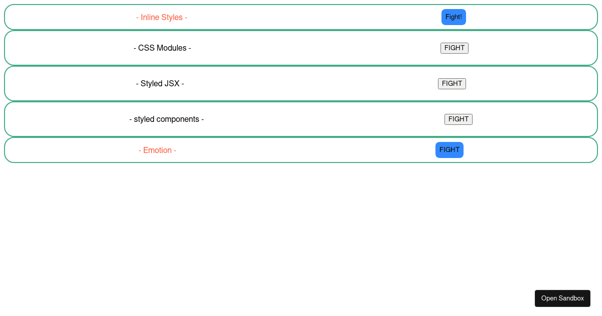 react - Codesandbox