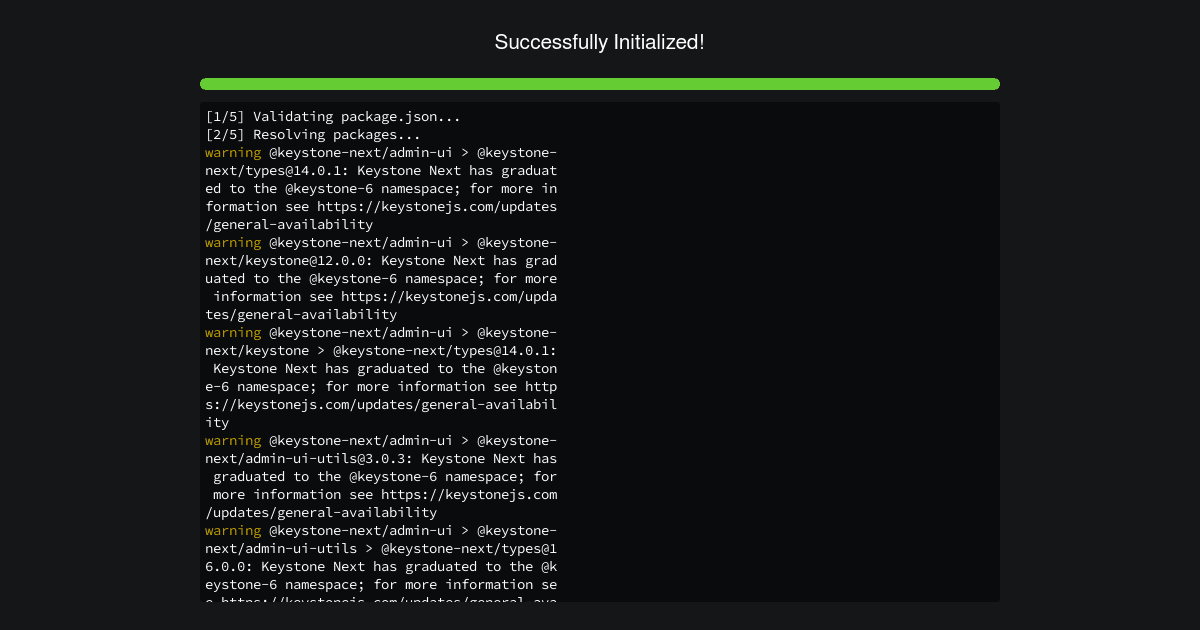 @keystone-next/example-sandbox - Codesandbox