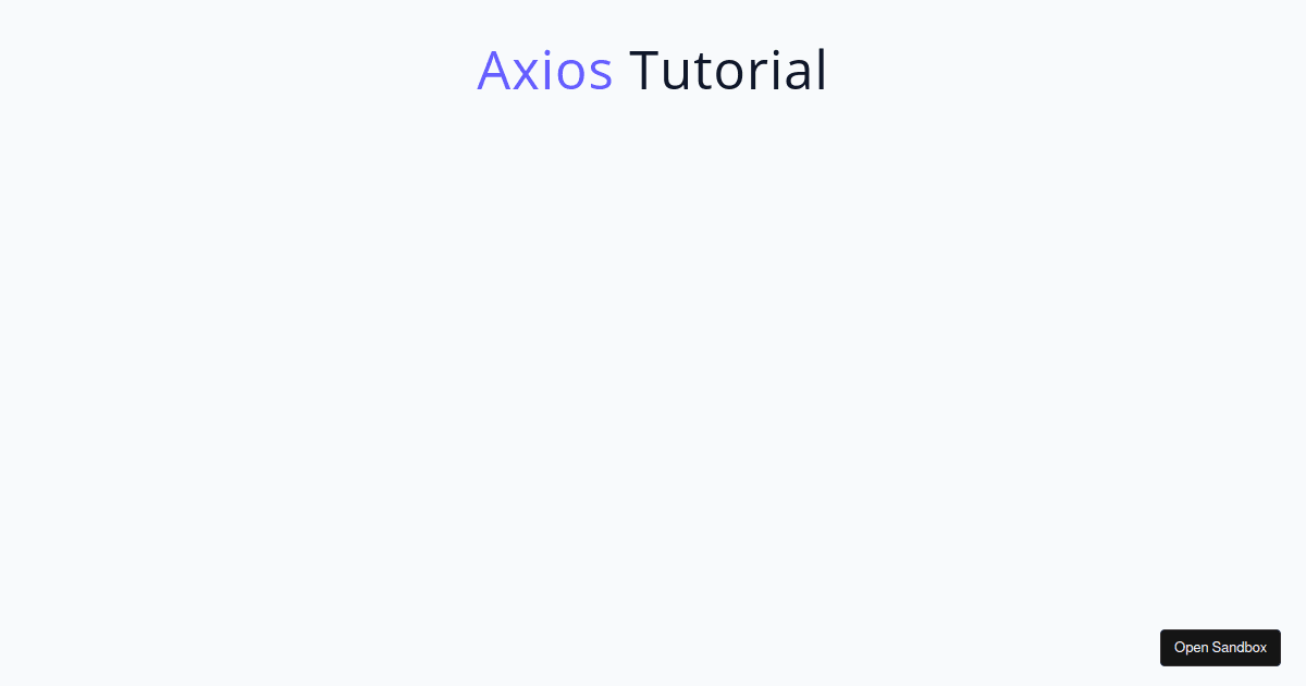 react - Codesandbox