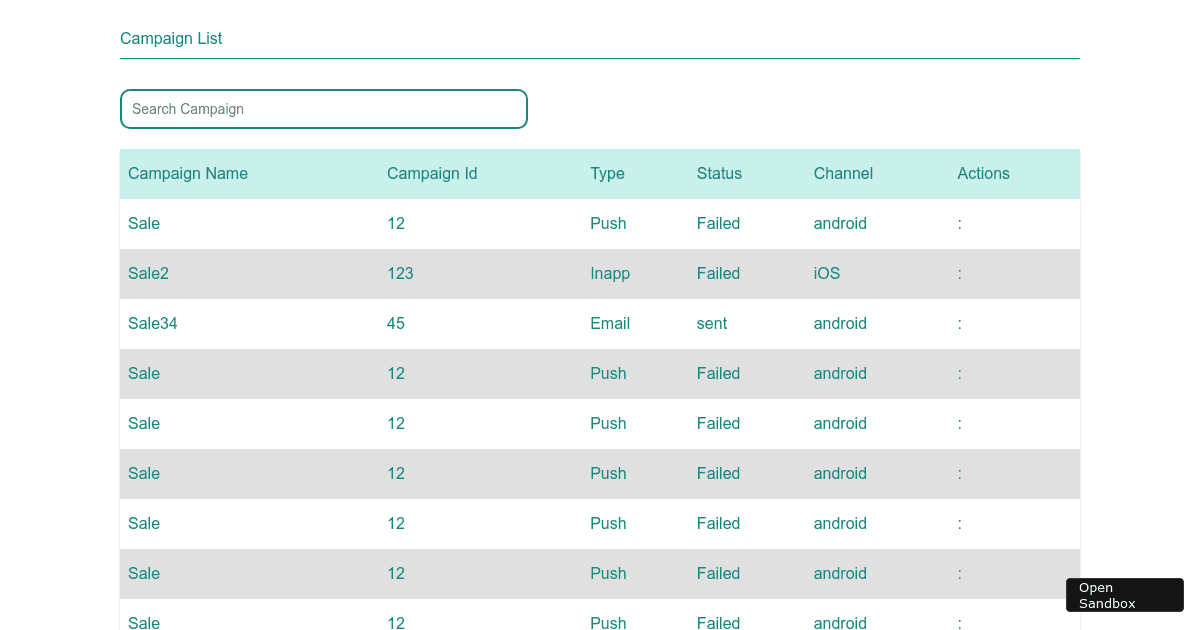 React-table-with-pagination-and-searching - Codesandbox