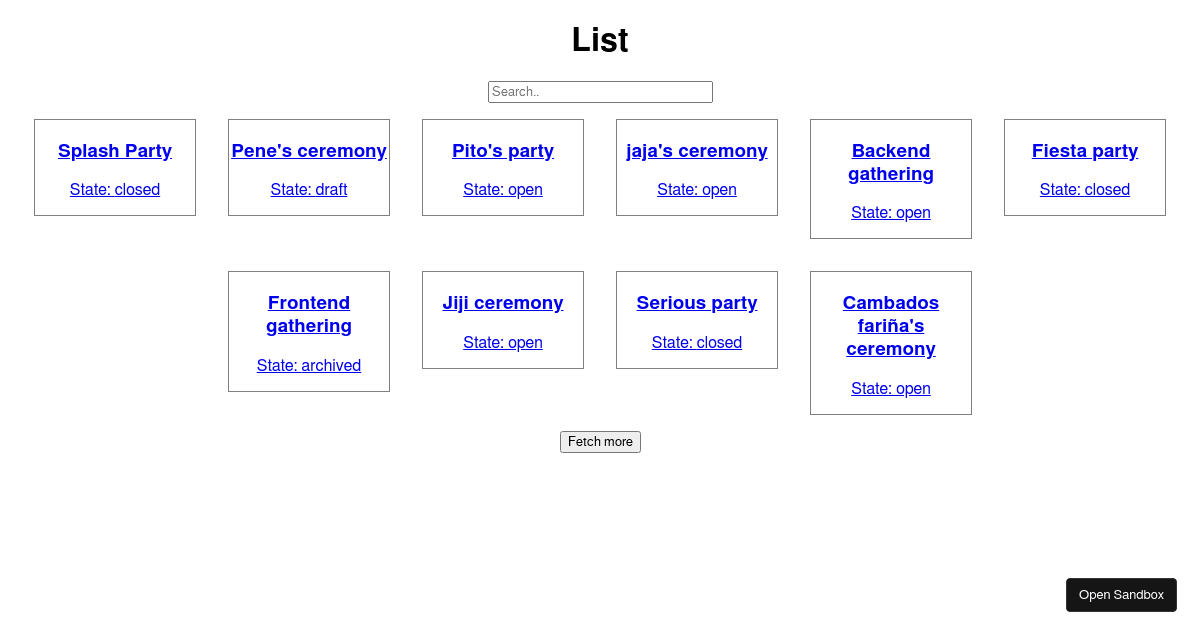 simple-list - Codesandbox