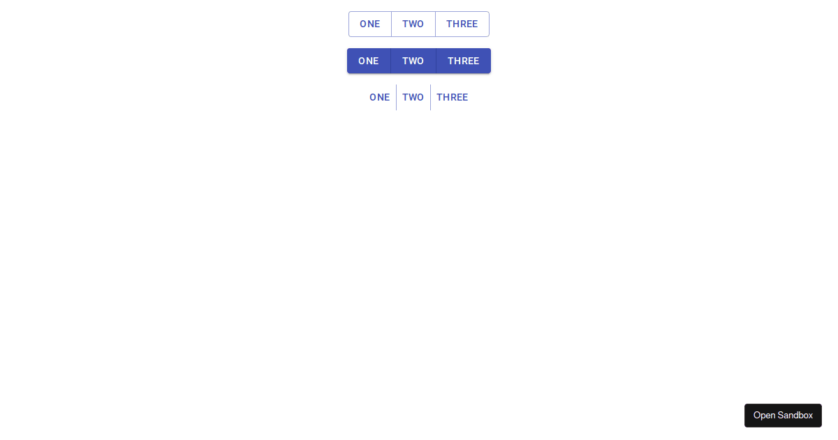 Material demo - Codesandbox