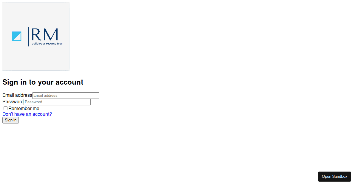 login - Codesandbox