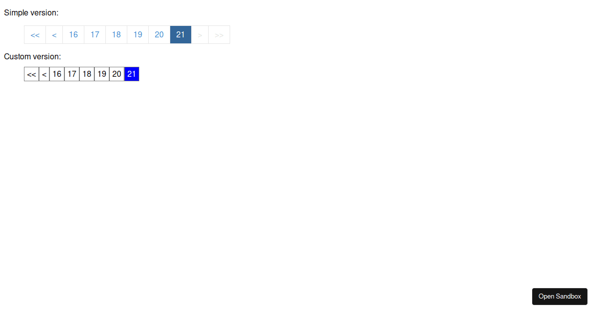 Pagination (forked) - Codesandbox