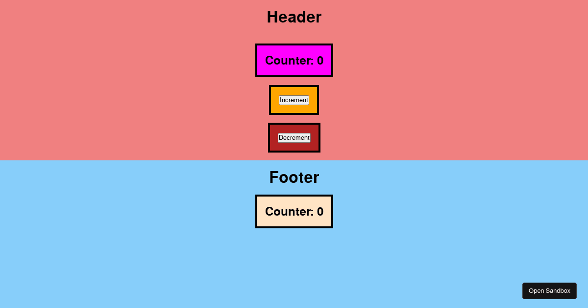 react - Codesandbox