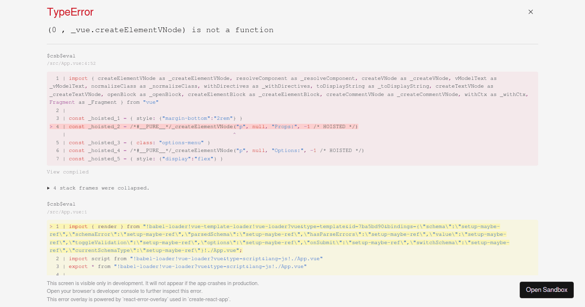 FVL Playground 3.x - Codesandbox