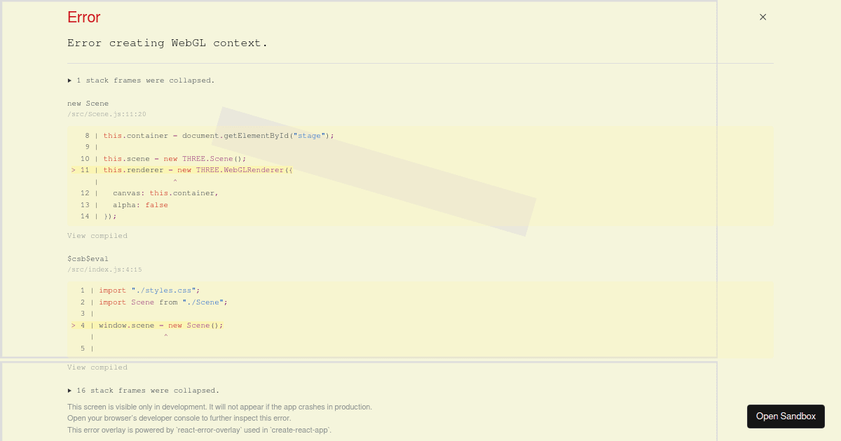 ThreeJS Spritesheet - Codesandbox