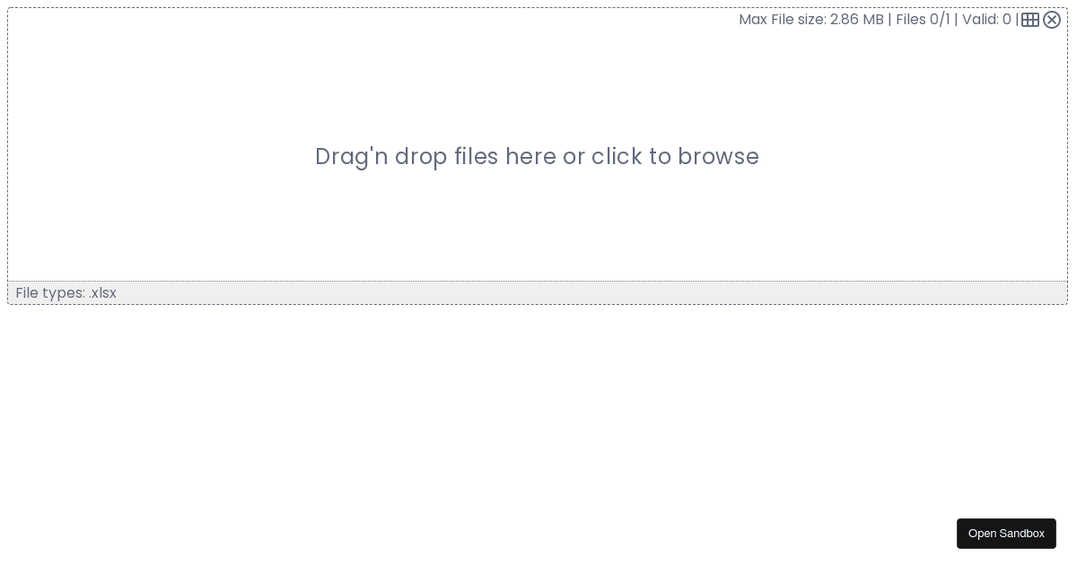 dropzone-ui complete (forked) - Codesandbox