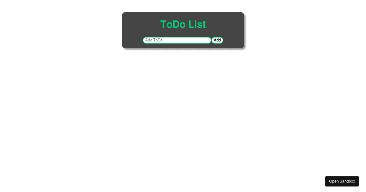 new - Codesandbox