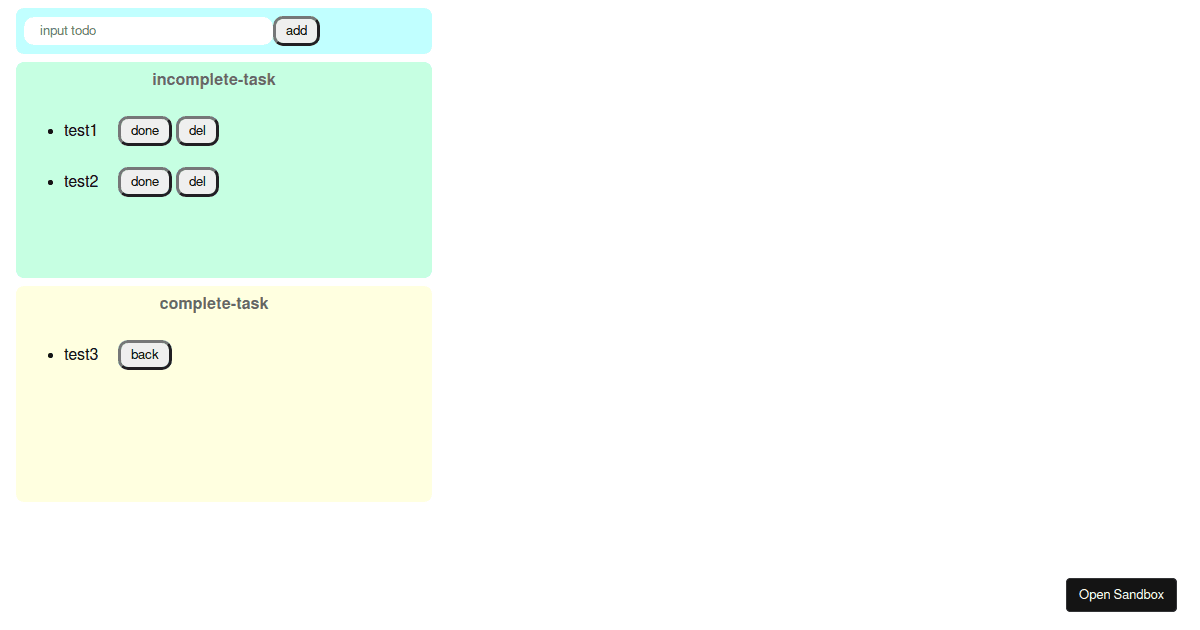 react - Codesandbox
