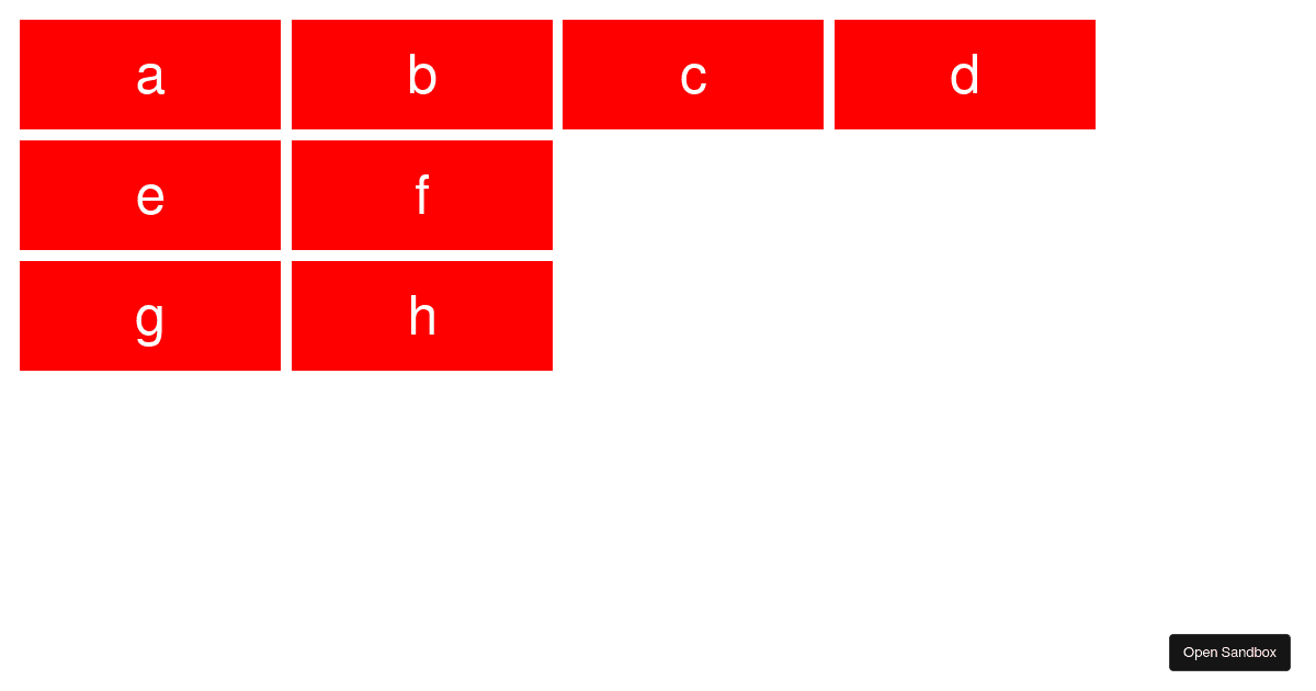 Grid Layout (forked) - Codesandbox
