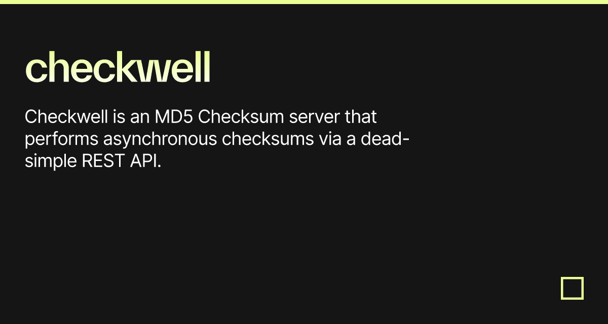 checkwell - Codesandbox