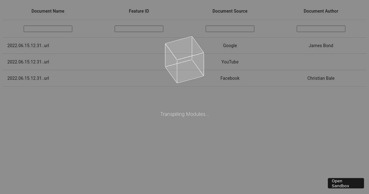 Testing filters logic (forked) - Codesandbox