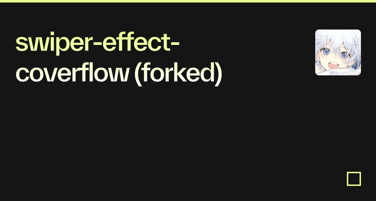 swiper-effect-coverflow (forked) - Codesandbox