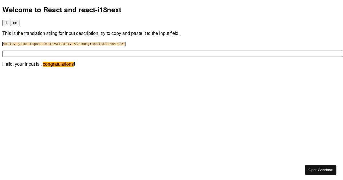 Trans component issue - Codesandbox