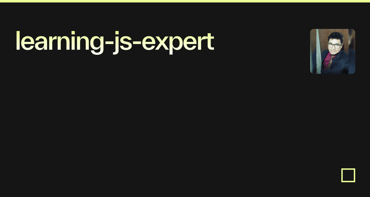 learning-js-expert - Codesandbox