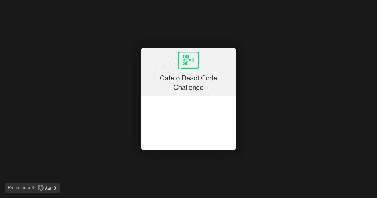 React Movie Finder - Codesandbox