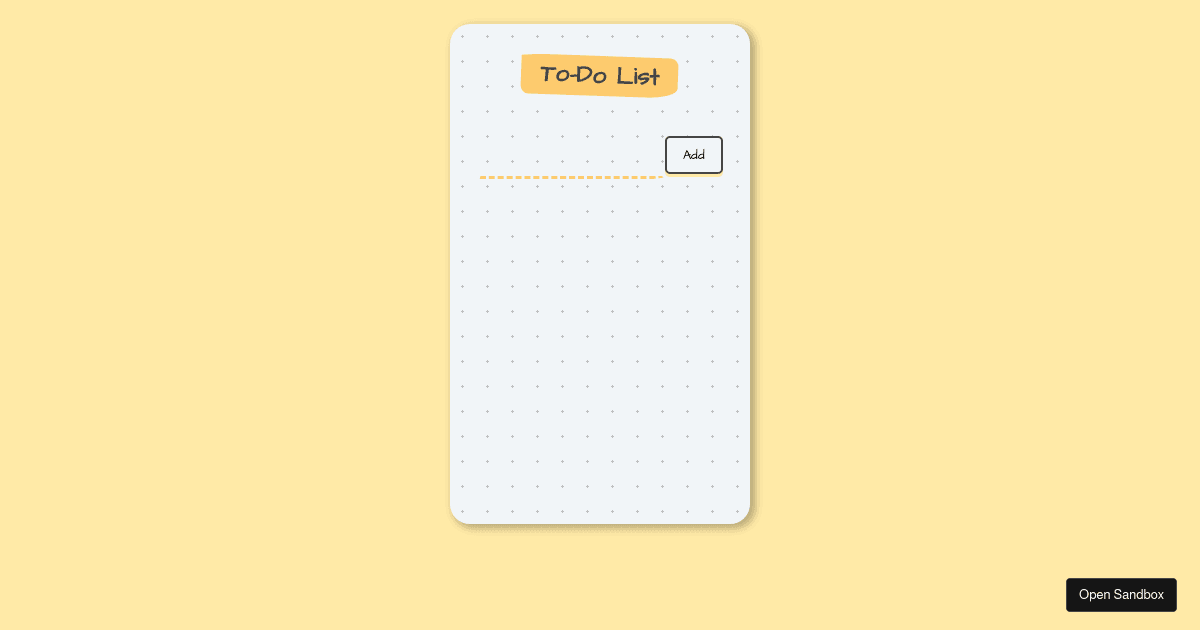 react-todolist-forked - Codesandbox