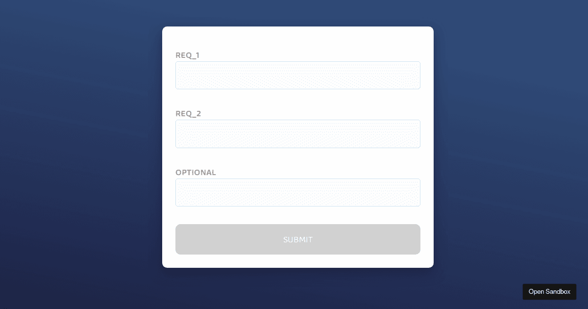 React (forked) - Codesandbox