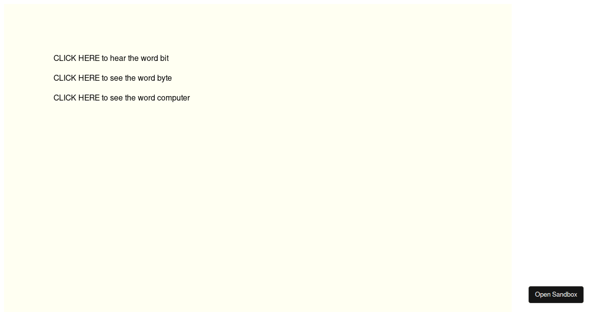 Phaser 3 Typescript Loading audio assets without preload - Codesandbox