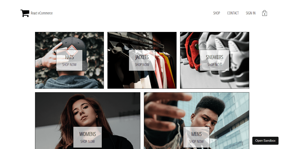 react-ecommerce - Codesandbox
