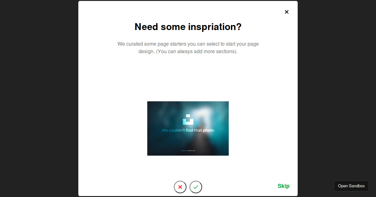 Modal - Codesandbox