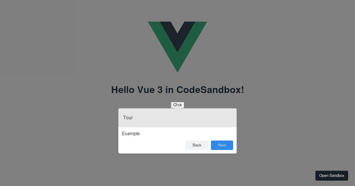 stackoverflow example (forked) - Codesandbox