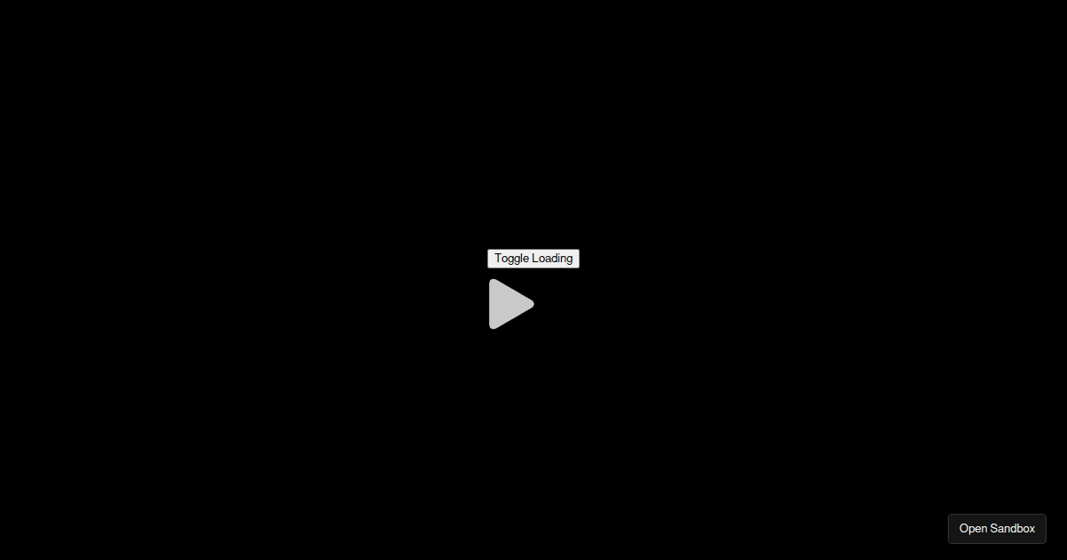 Framer Play Loading Button - Codesandbox