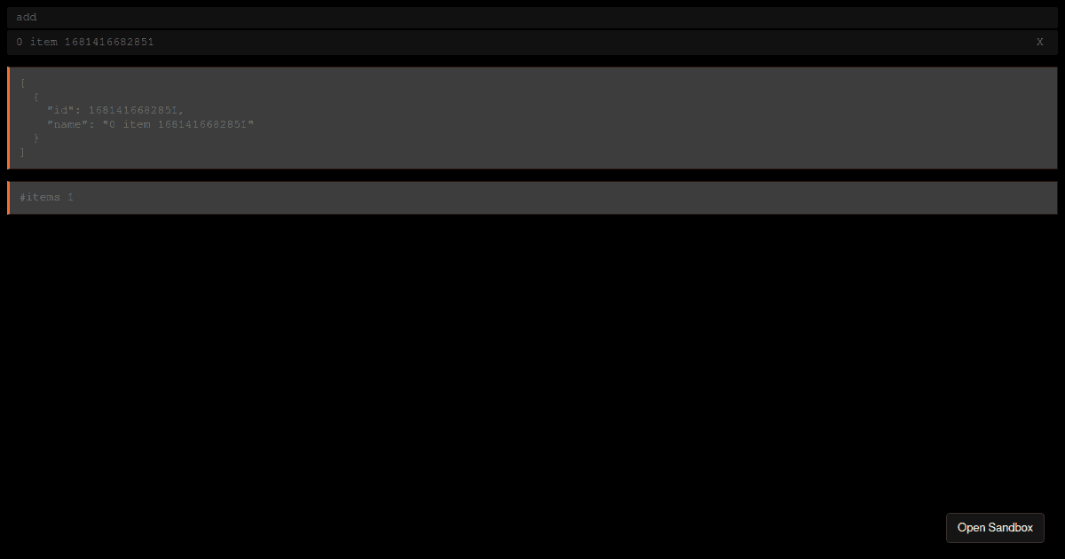 state with immer development - Codesandbox