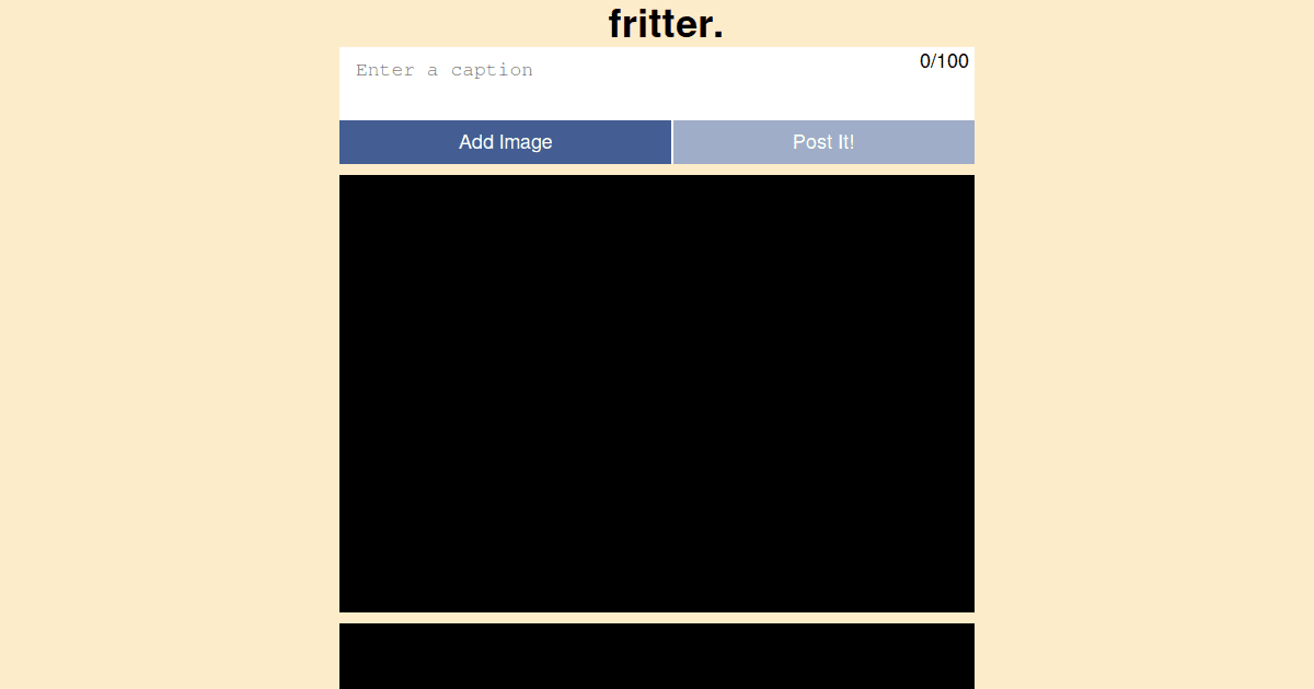 fritter - step 3 - Codesandbox