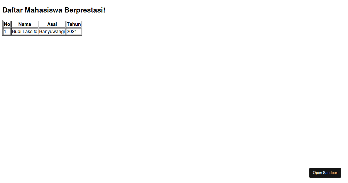 DataTables Demo - Codesandbox