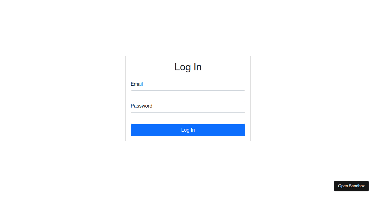 react - Codesandbox