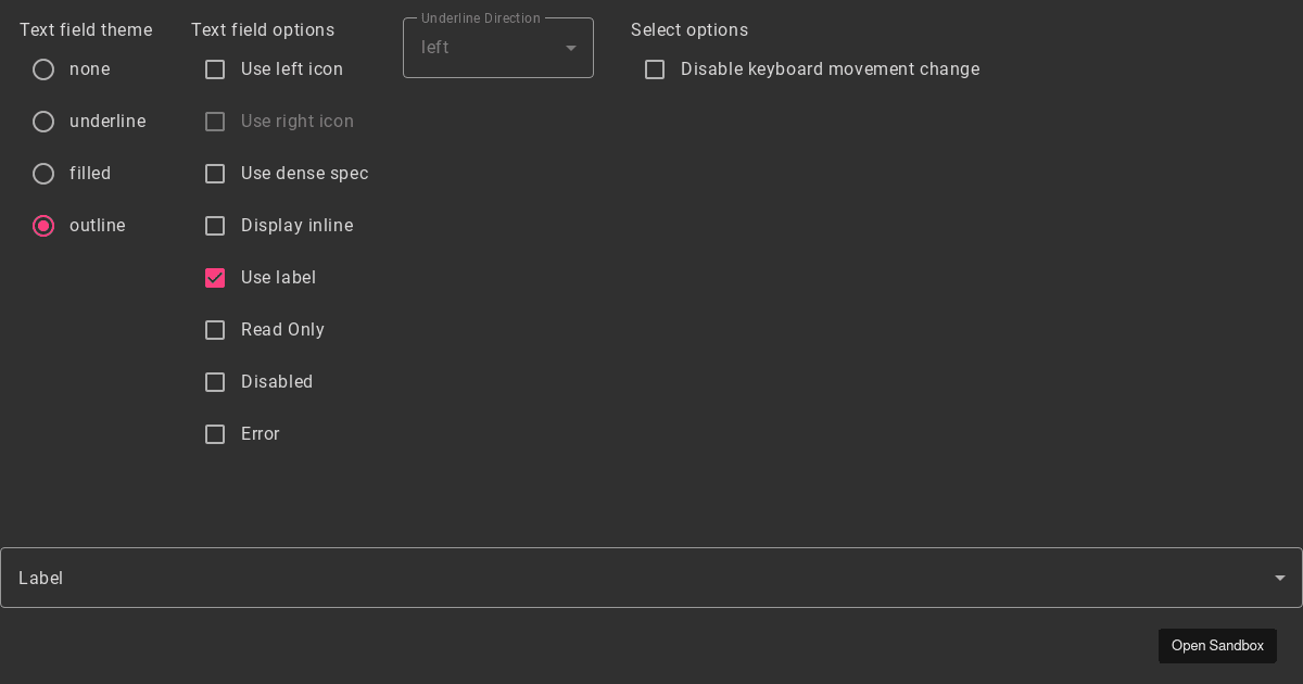 Form Example - Select Example - Codesandbox