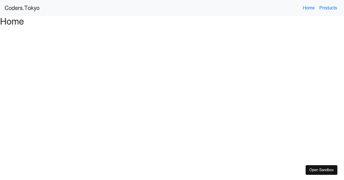 React Demo - Codesandbox