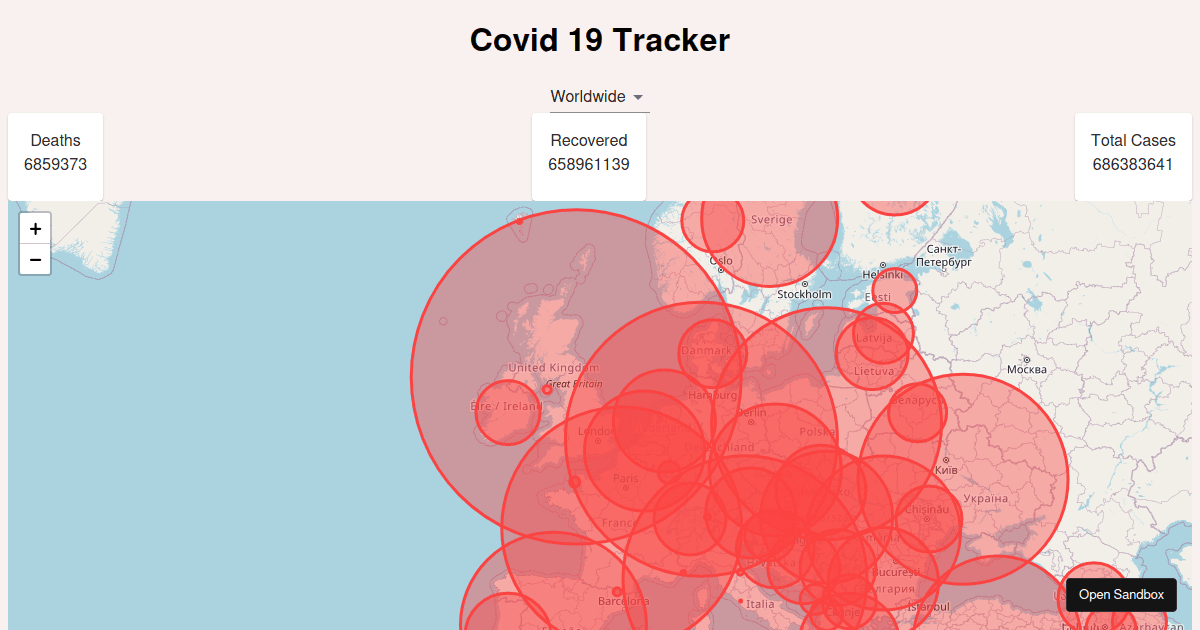 covid-tracker-react - Codesandbox