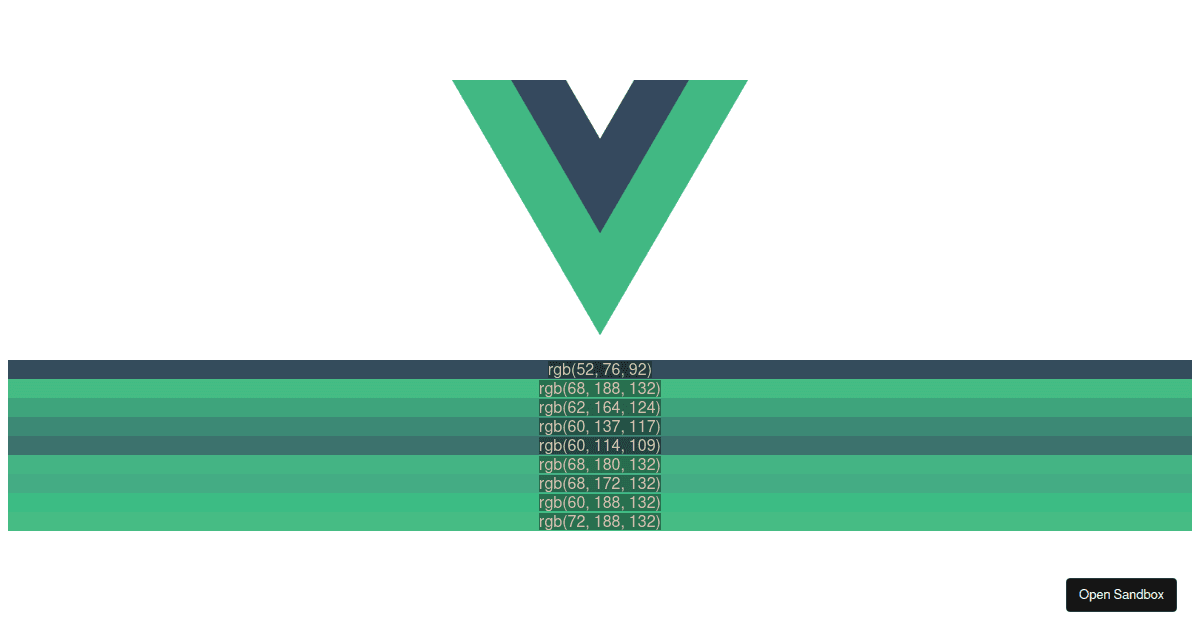 Using color-thief in Vue - Codesandbox