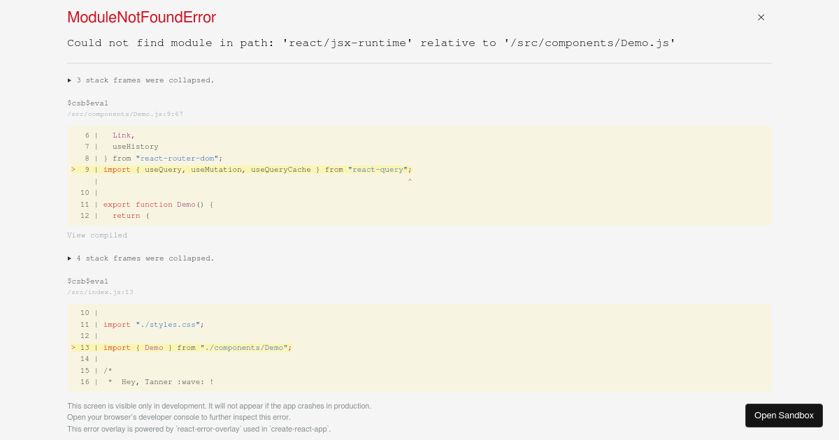 Ping Pong React-Query Client (forked) - Codesandbox